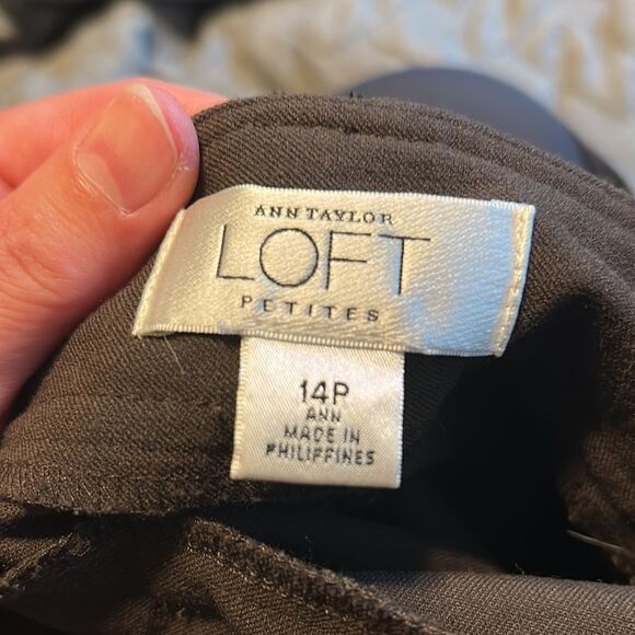 Loft petites brown dress pants - Picture 4 of 5